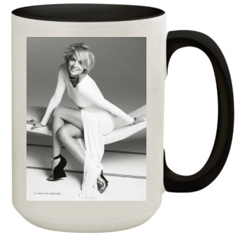 Sharon Stone 15oz Colored Inner & Handle Mug