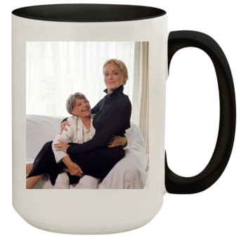 Sharon Stone 15oz Colored Inner & Handle Mug