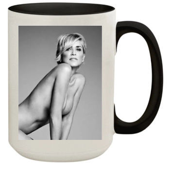 Sharon Stone 15oz Colored Inner & Handle Mug