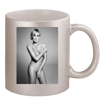 Sharon Stone 11oz Metallic Silver Mug