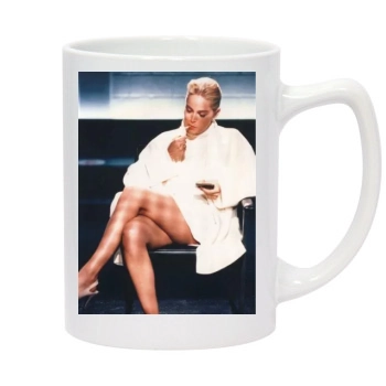 Sharon Stone 14oz White Statesman Mug