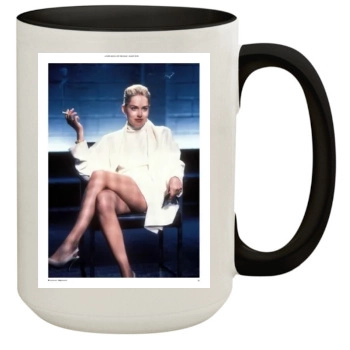 Sharon Stone 15oz Colored Inner & Handle Mug