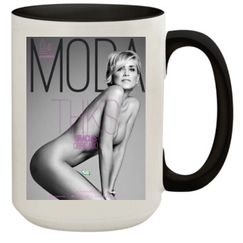 Sharon Stone 15oz Colored Inner & Handle Mug