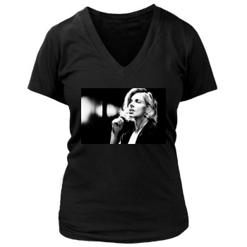 Sienna Miller Women's Deep V-Neck TShirt