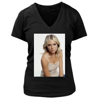 Sienna Miller Women's Deep V-Neck TShirt