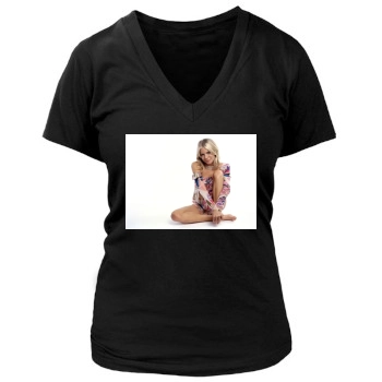 Sienna Miller Women's Deep V-Neck TShirt