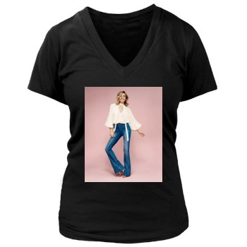 Sienna Miller Women's Deep V-Neck TShirt