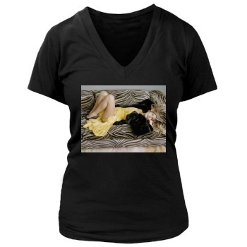 Sienna Miller Women's Deep V-Neck TShirt