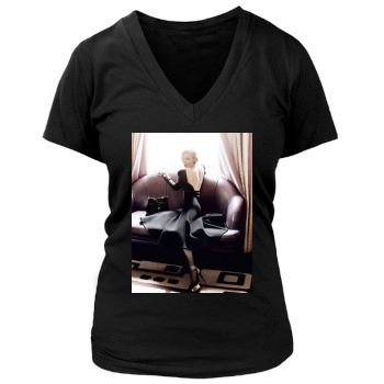 Sienna Miller Women's Deep V-Neck TShirt