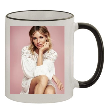 Sienna Miller 11oz Colored Rim & Handle Mug