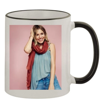 Sienna Miller 11oz Colored Rim & Handle Mug