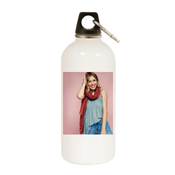 Sienna Miller White Water Bottle With Carabiner