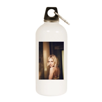 Sienna Miller White Water Bottle With Carabiner