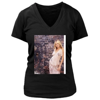 Sienna Miller Women's Deep V-Neck TShirt