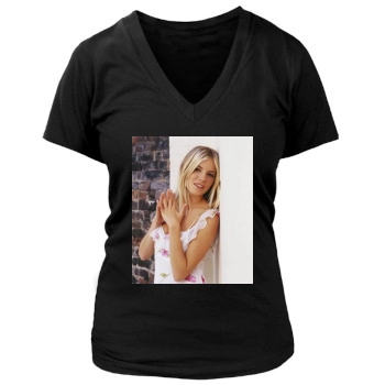 Sienna Miller Women's Deep V-Neck TShirt