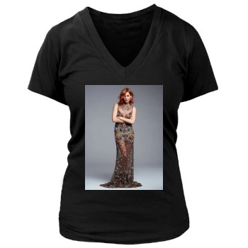 Sienna Miller Women's Deep V-Neck TShirt