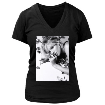 Sienna Miller Women's Deep V-Neck TShirt