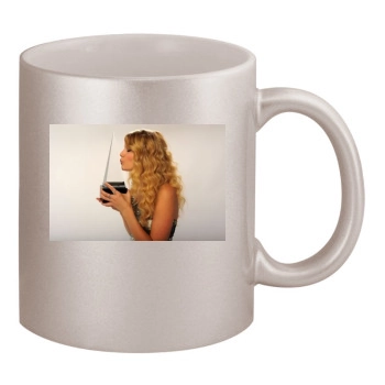 Taylor Swift 11oz Metallic Silver Mug