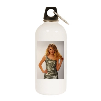 Taylor Swift White Water Bottle With Carabiner