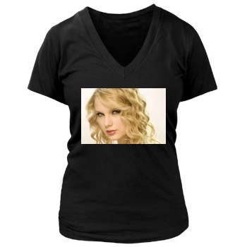 Taylor Swift Women's Deep V-Neck TShirt