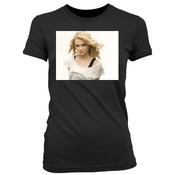 Taylor Swift Women's Junior Cut Crewneck T-Shirt