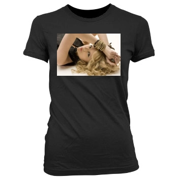 Taylor Swift Women's Junior Cut Crewneck T-Shirt