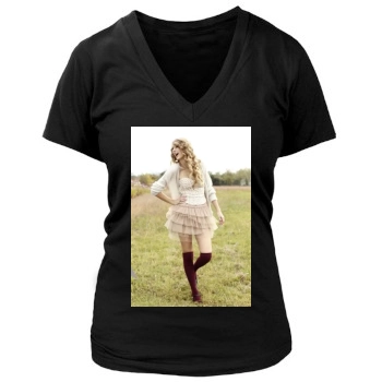 Taylor Swift Women's Deep V-Neck TShirt