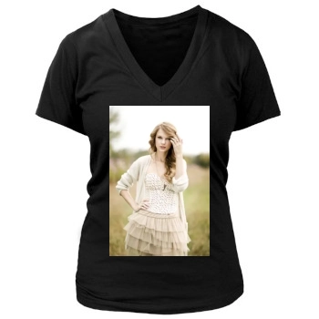 Taylor Swift Women's Deep V-Neck TShirt