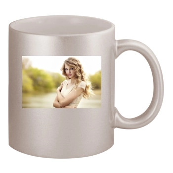 Taylor Swift 11oz Metallic Silver Mug