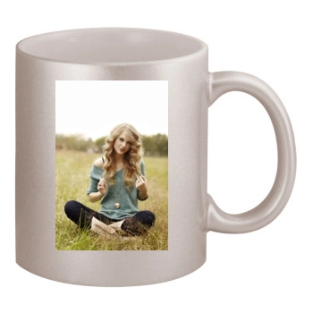 Taylor Swift 11oz Metallic Silver Mug