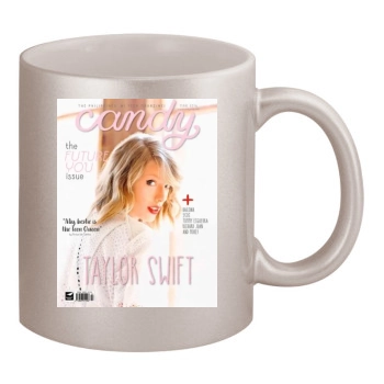 Taylor Swift 11oz Metallic Silver Mug