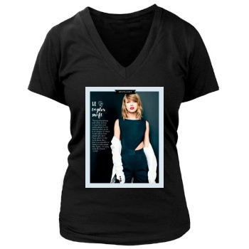 Taylor Swift Women's Deep V-Neck TShirt