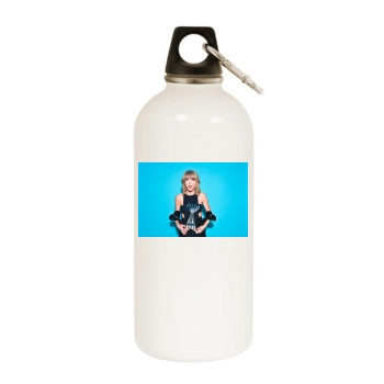 Taylor Swift White Water Bottle With Carabiner