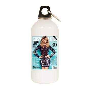 Taylor Swift White Water Bottle With Carabiner