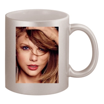 Taylor Swift 11oz Metallic Silver Mug