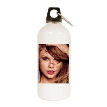 Taylor Swift White Water Bottle With Carabiner