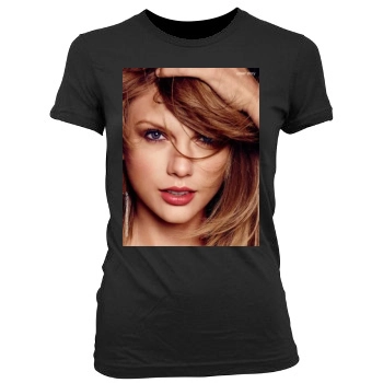 Taylor Swift Women's Junior Cut Crewneck T-Shirt