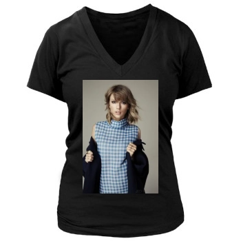 Taylor Swift Women's Deep V-Neck TShirt