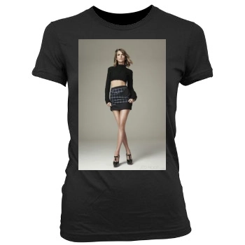 Taylor Swift Women's Junior Cut Crewneck T-Shirt