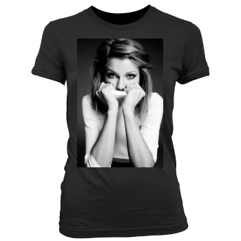 Taylor Swift Women's Junior Cut Crewneck T-Shirt