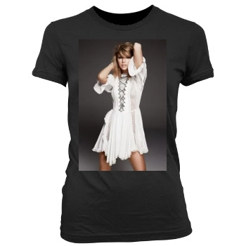 Taylor Swift Women's Junior Cut Crewneck T-Shirt