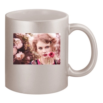 Taylor Swift 11oz Metallic Silver Mug