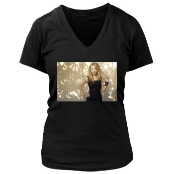 Taylor Swift Women's Deep V-Neck TShirt