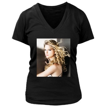 Taylor Swift Women's Deep V-Neck TShirt