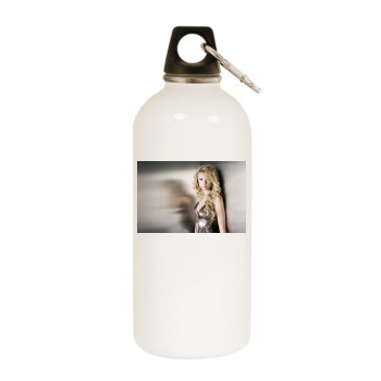 Taylor Swift White Water Bottle With Carabiner