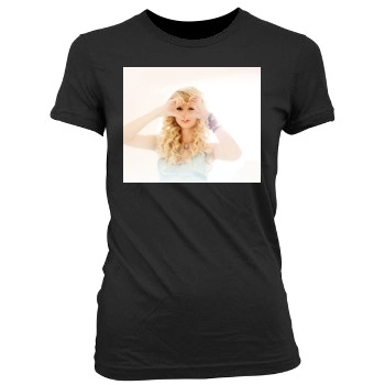 Taylor Swift Women's Junior Cut Crewneck T-Shirt