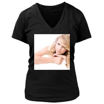 Taylor Swift Women's Deep V-Neck TShirt