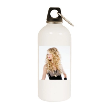 Taylor Swift White Water Bottle With Carabiner