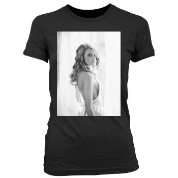 Taylor Swift Women's Junior Cut Crewneck T-Shirt