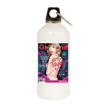 Taylor Swift White Water Bottle With Carabiner